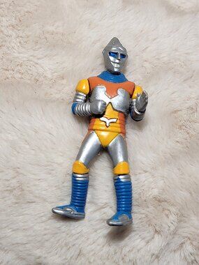 RARE Godzilla Series 8 HG 3.5" Jet Jaguar Kaiju Mini Figure Builder Bandai E13